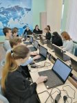 Старшеклассники нашей школы приняли участие в акции "Всероссийский тест на знание Конституции РФ". 